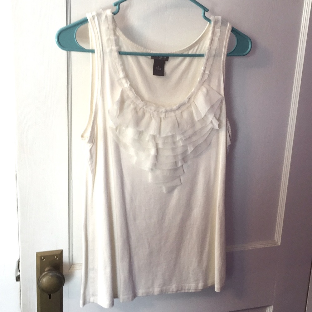 Frilly White Blouse